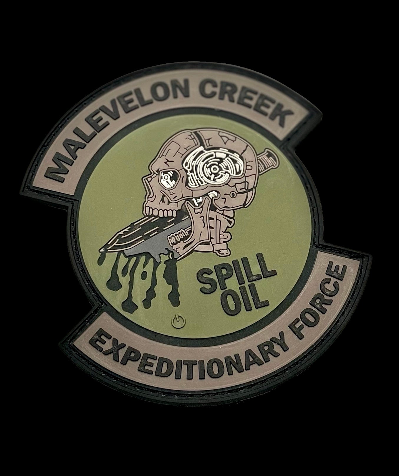 Spill Oil Patch PVC