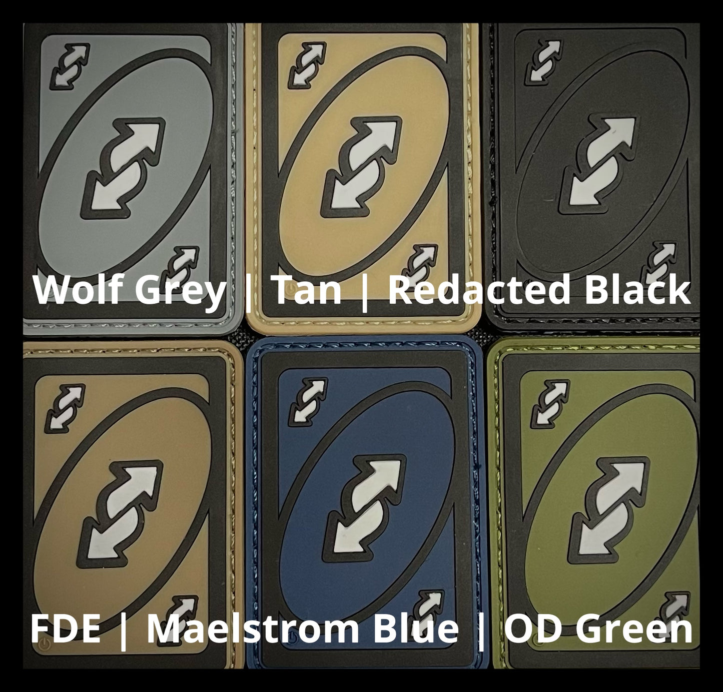 Tactical Reverse 2.0 PVC Patches