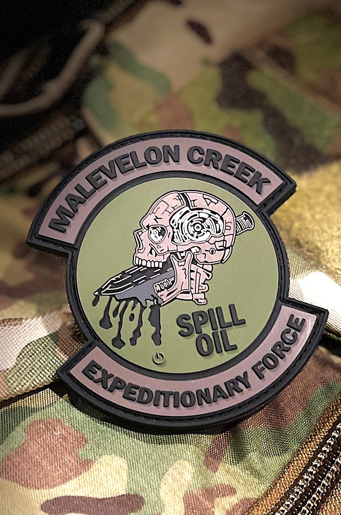 Spill Oil Patch PVC