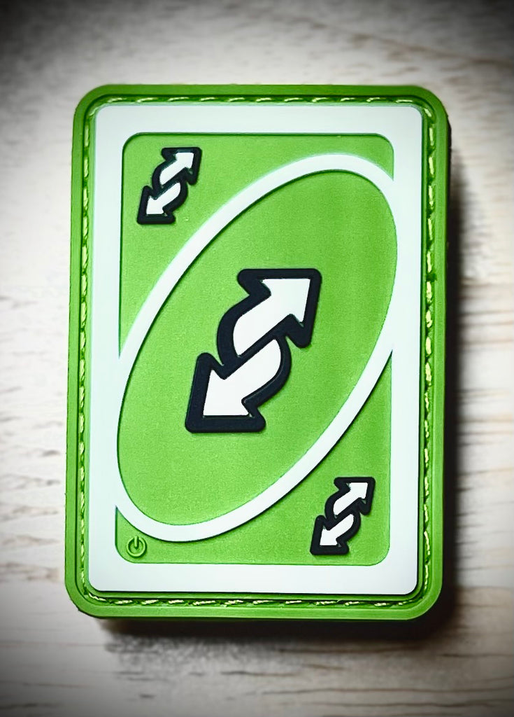 Green Uno Reverse Card 