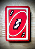 Red Reverse PVC Patch