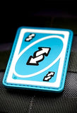 Limited Edition Cyan Reverse PVC Patch